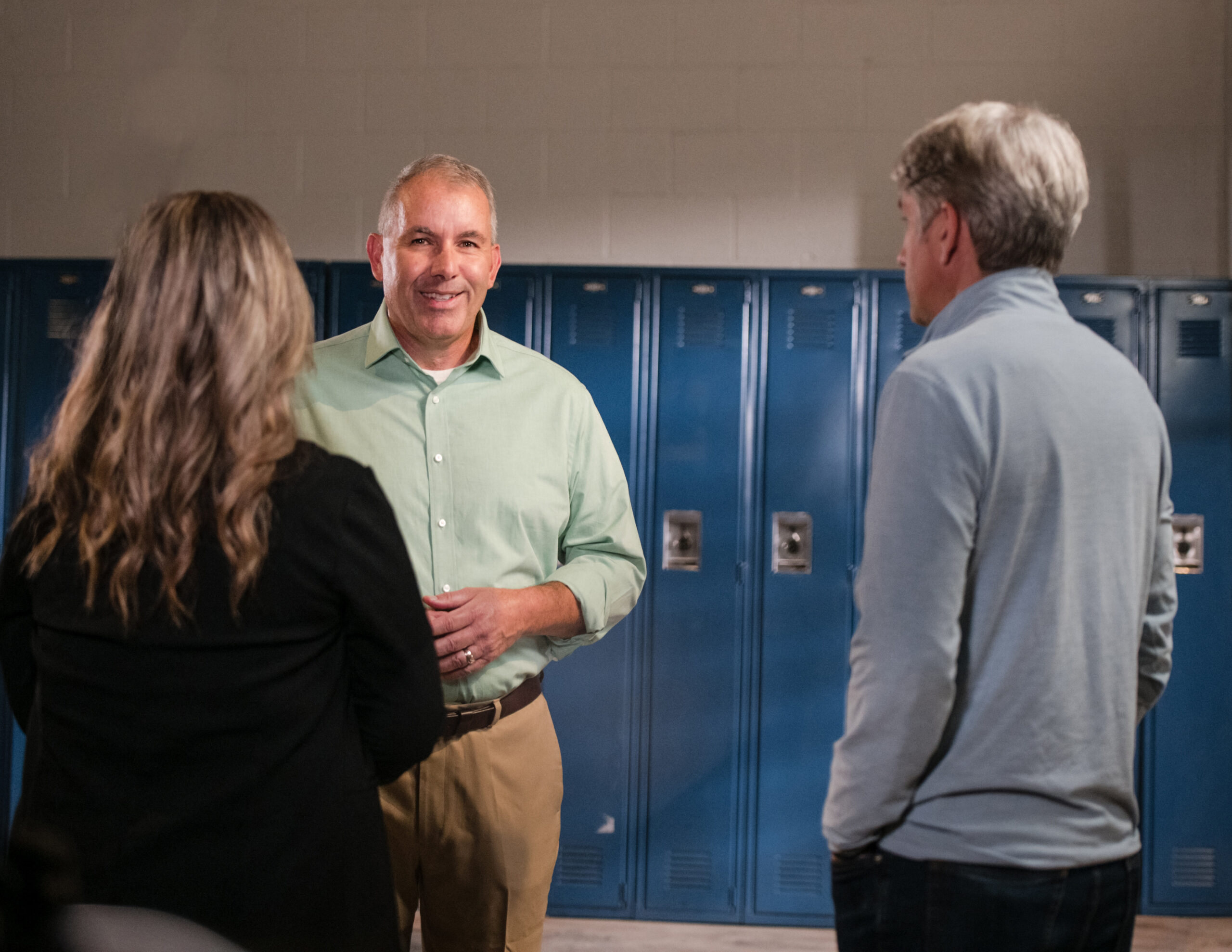 Scott with family on porch